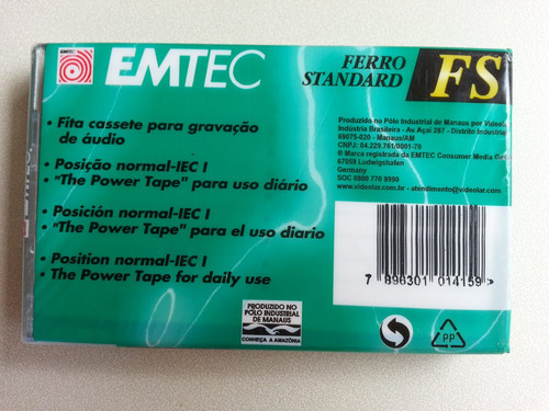 Fita K7 Fs Emtec