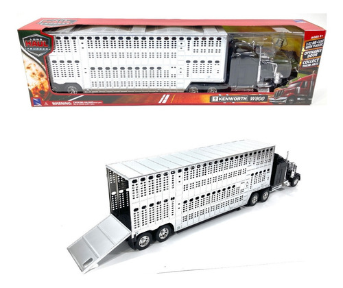 Kenworth W900  Ganadero - New Ray Escala 1:32