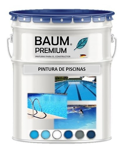 Pintura Piscina -baum- Color Blanco Formato Tineta 4gal