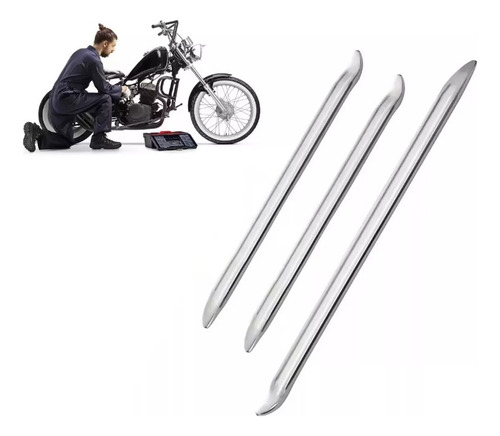 Set De 3 Desmontador De Neumáticos Moto Bicicleta,30 Y 40 Cm