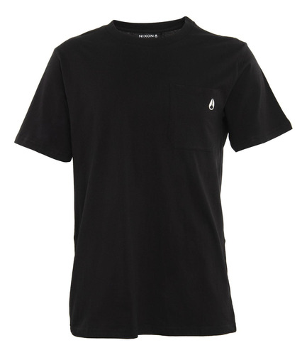 Polera Men Logo Pocket Black