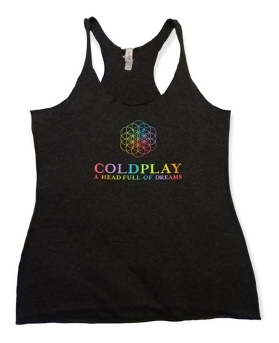 Blusa Oficial Coldplay Talla L Para Dama Tirantes 