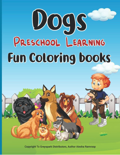 Aprendizaje Preescolar De Perros: Libros Divertidos Col...