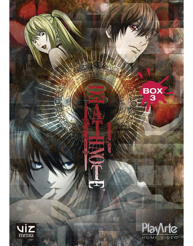 Dvd Death Note Box 3 - Dvd (3 Discos) Playarte