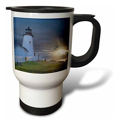 Vaso - 3drose Sun, Pemaquid Point Lighthouse, New Harbor, Ma