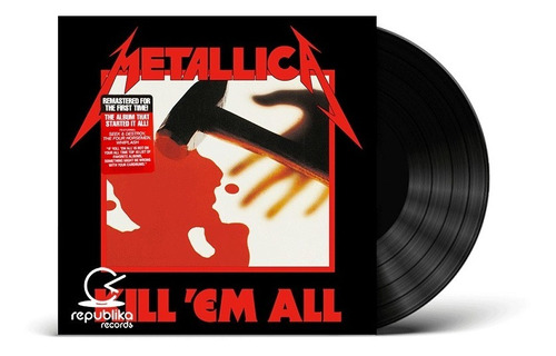 Metallica - Kill 'em All - Lp Sellado Nuevo