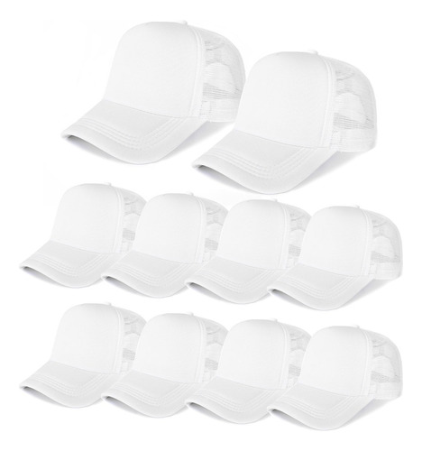 Gorra Para Sublimar Sublimación 10 Piezas Blanco