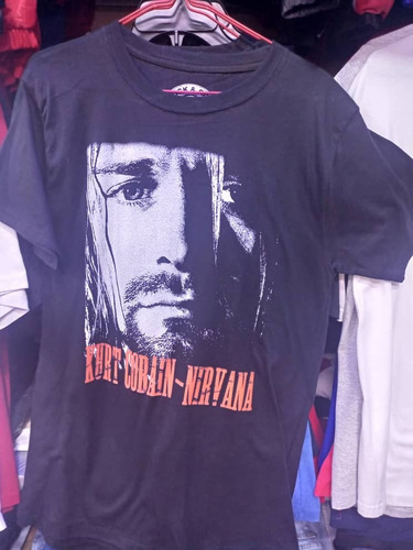 Franela De Rock Nirvana Talla L En Algodon