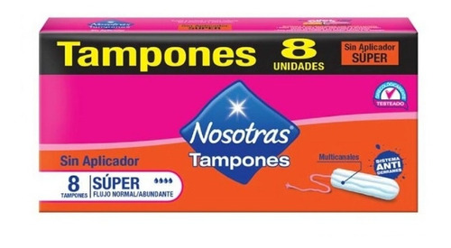 Tampones Nosotras Super 8 Tampones