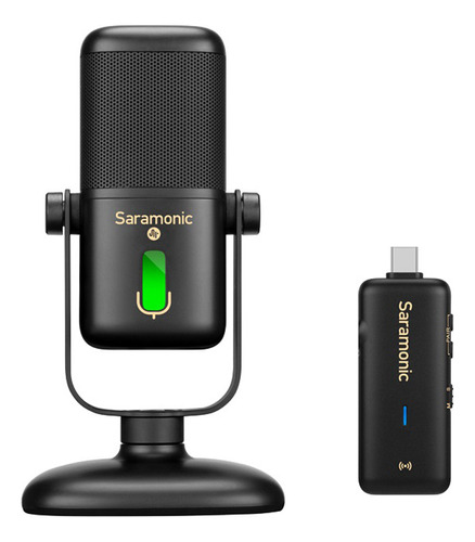 Microfono Usb Inalambrico Podcast Saramonic Sr-mv2000w