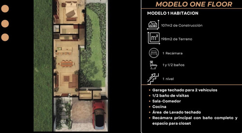 Casa(1p1r) En Privada Residencial Campocielo Al Norte De Mér