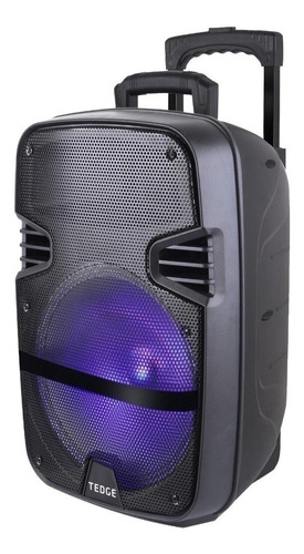 Imagem 1 de 6 de Alto-falante Tedge TK-3612 portátil com bluetooth preto 110V/220V