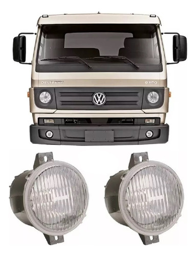 Par Farol De Milha Vw Volks Delivery 8150 8160 Original Iam