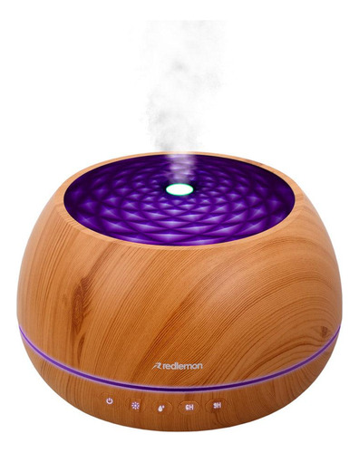 Humidificador Difusor De Aceites Esenciales 1 Litro Redlemon Color Madera