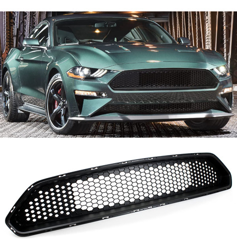 Para Ford Mustang Emblema Alto Flujo Insignia Rejilla Panal