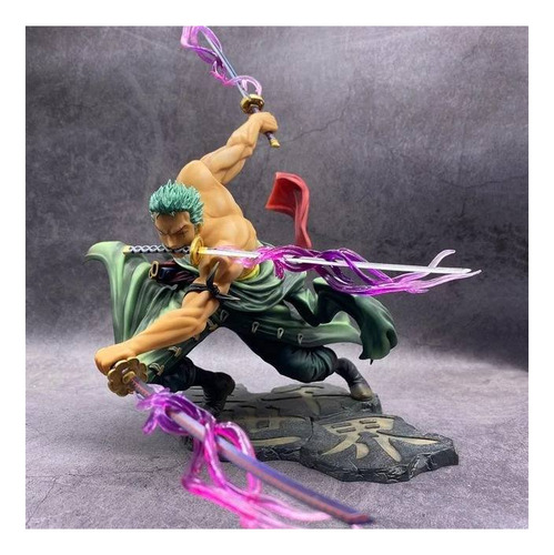 Figura Colección Anime One Piece Gk Roronoa Zoro 10cm