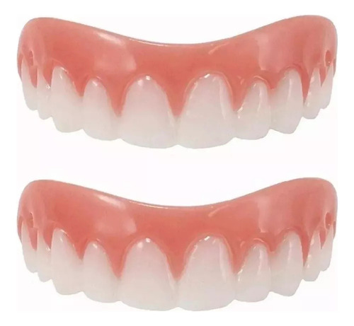 / Nuevo 2juegos De Dentaduras Postizas De Silicona