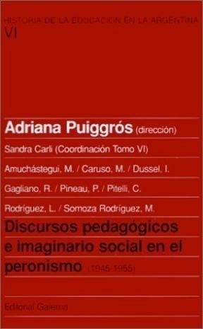 Discursos Pedagogicos E Imaginario Social En El Peronis - P