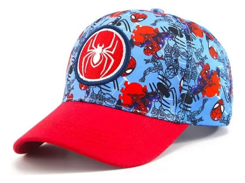 Jockey Gorro Hombre Araña Spiderman Marvel Superhéroe Rojo