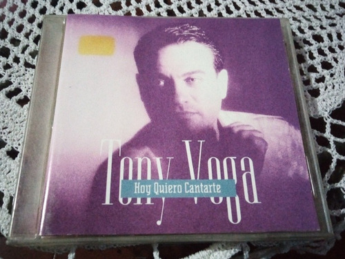 Cd Tony Vega Hoy Quiero Cantarte Rmm Salsa 1998 Seminuevo 