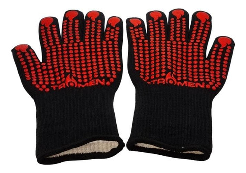 Guantes Resistentes Al Calor Y Altas Temperaturas Tromen Rojo