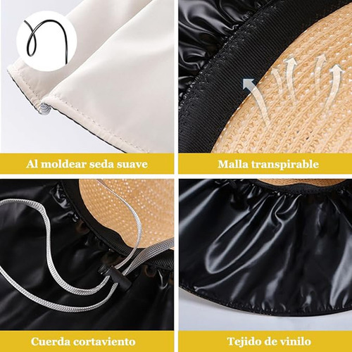 Gorra Sombrero De Sol Para Mujer Protección Uv Playa Premium