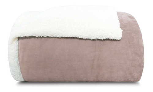 Edredom Sherpa Comfort Dupla Face King 2,30x2,50 - Appel Cor Malva