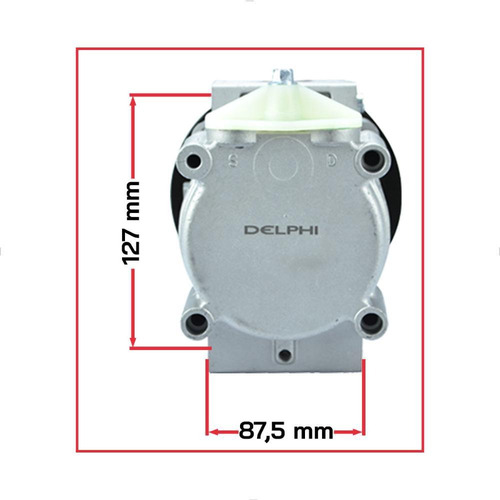 Compressor Ar Ford Ka 1.0 1.6 2002 2003 2004 2005 Delphi