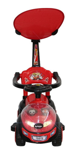 Imagen 5 de 9 de Correpasillo Musical Bebeglo Rs-15015-4 Rojo