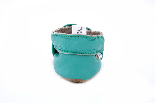 Imagen 2 de 9 de Suabs, Flor Aqua. Zapatos Para Bebé Niña.