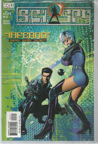 Sci Spy N° 02 - Em Inglês - Editora Vertigo - Formato 17 X 26 - Capa Mole - 2002 - Bonellihq Cx02 Abr2024