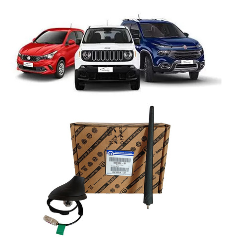 Antena De Teto + Suporte Base Argo 2017 2018 2019 Mopar