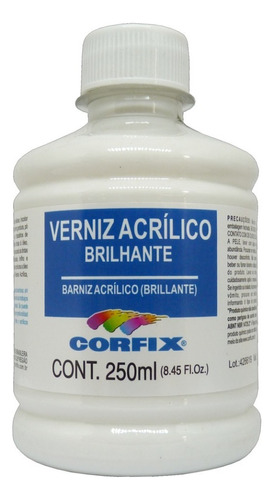 Verniz Acrilico Brilhante Corfix 250ml