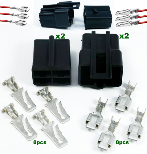 Delphi Metri-pack Serie -conductor Conector  Awg Dama