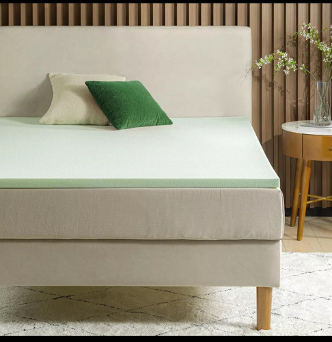 Espuma D21 190x150x2cm Lamina Entera, Acolchado-relleno Verde