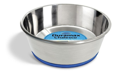 Tigela Pote Comedouro Duramax Chalesco Anti-derrapante Inox Cor Inox