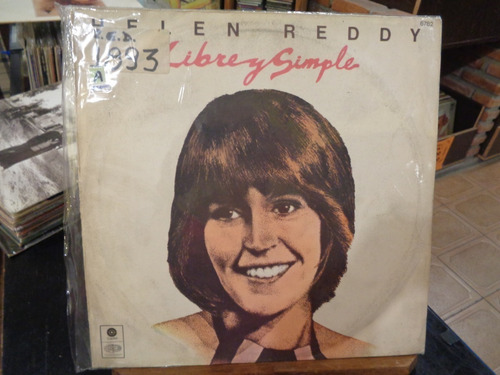 Helen Reddy Libre Y Simple Promo Disco Lp Vinilo  J