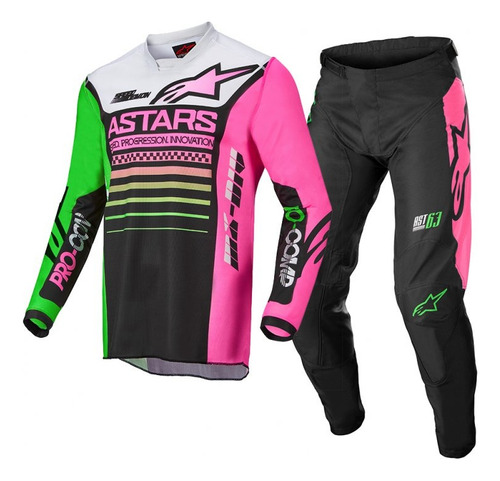 Equipo Conjunto Motocross Alpinestars Niños Racer Compass