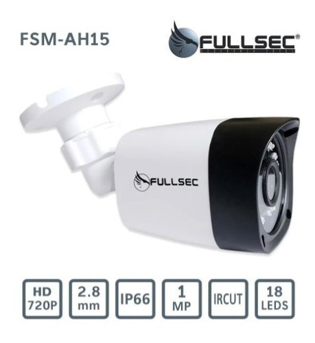 Câmera Segurança Bullet Ahd 1mp 18x Leds 2.8mm Externa