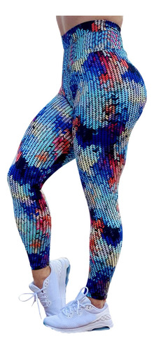 Shuxia Leggings Costura Para Mujer Cintura Alta Estampado