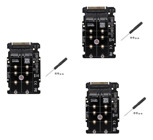 3 Set M.2 Ssd A Adaptador U.2 2 En 1 M.2 Nvme Y Sata B