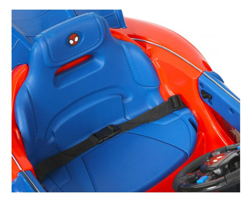 Carro Electrico 6v Infantil Spidey Spiderman. Luces Y Sonido Color Rojo Y Azul