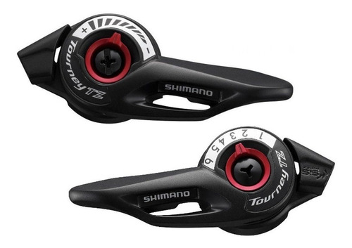 Manijas Cambio Bicicleta Shimano Sl-tz500 18 Vel Color Negro