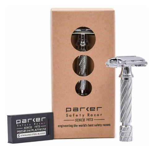 Parker 87r Butterfly Open Double Edge Safety Razor - Traditi