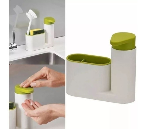 Dosificador Dispenser Jabon Detergente Pileta 2 En 1 Oferta! *** Ilumina-2 *** Mercadolider Platinum Importadores!