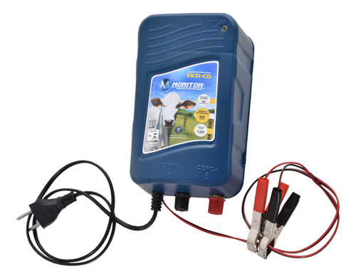 Eletrificador De Cerca Rural C/12v  40 Km Vk21-cd Monitor