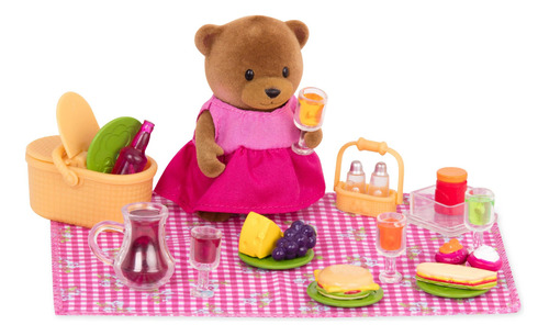Juego De Picnic 20 Piezas Con Oso Bebé Y Accesorios