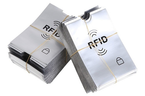 Set X12 Protector Rfid Tarjeta De Crédito Tarjetero Aluminio