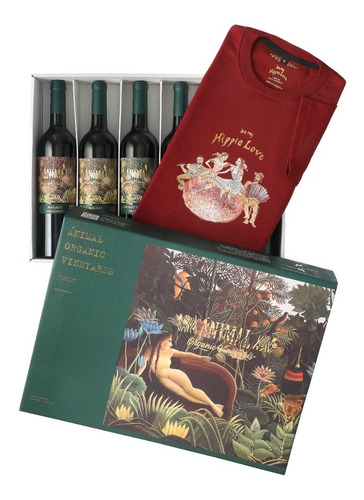 Imagen 1 de 3 de Vino Ánimal Organic + Remera Edición Limitada Oficial!!