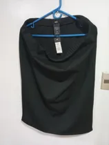 Comprar Falda Color Negro, Nueva Talla Xl Cintura 88cm Y Largo 64cm
